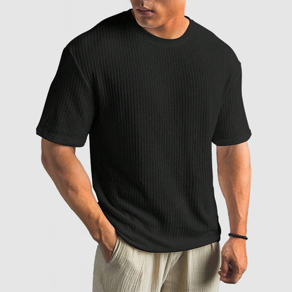 Men's Knit Textured T-Shirt