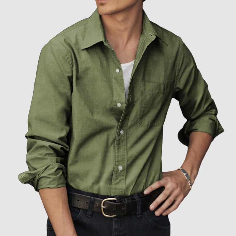 Men's Basic Premium Cotton Shirt