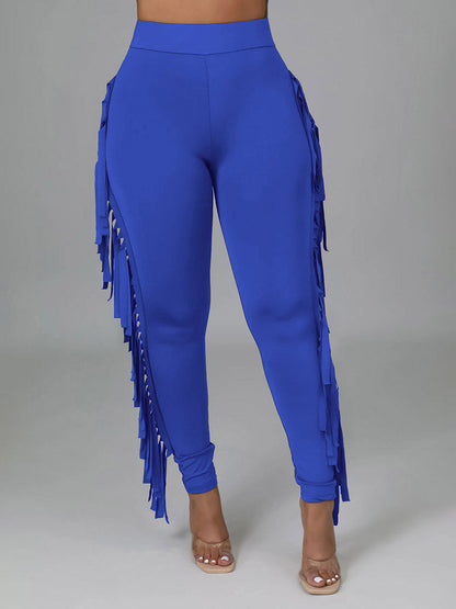 Side Tassel Pants