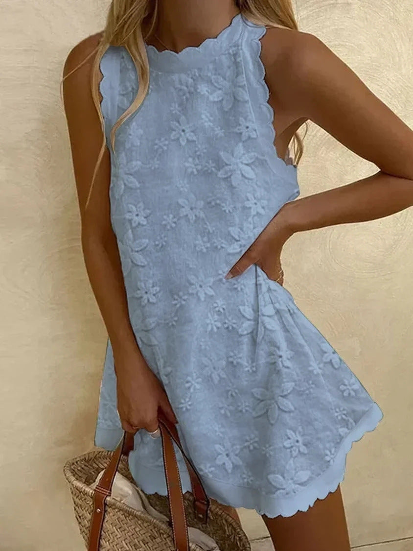 Women's Lace Casual Sleeveless Dress