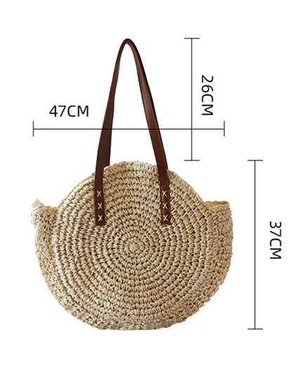 Women's Boho Woven Tote Bag