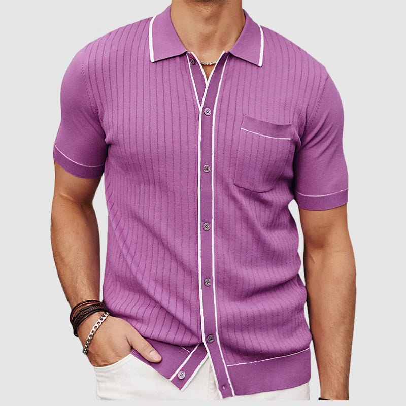 Men's Classic Casual Knit Shirt