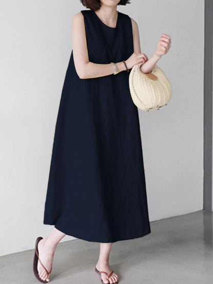 Women's Casual Elegant Cotton Dress