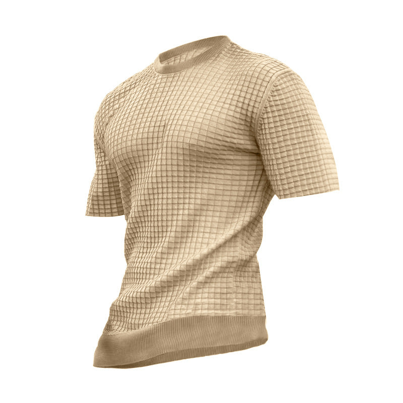 Men's Small Square Lattice T-Shirt