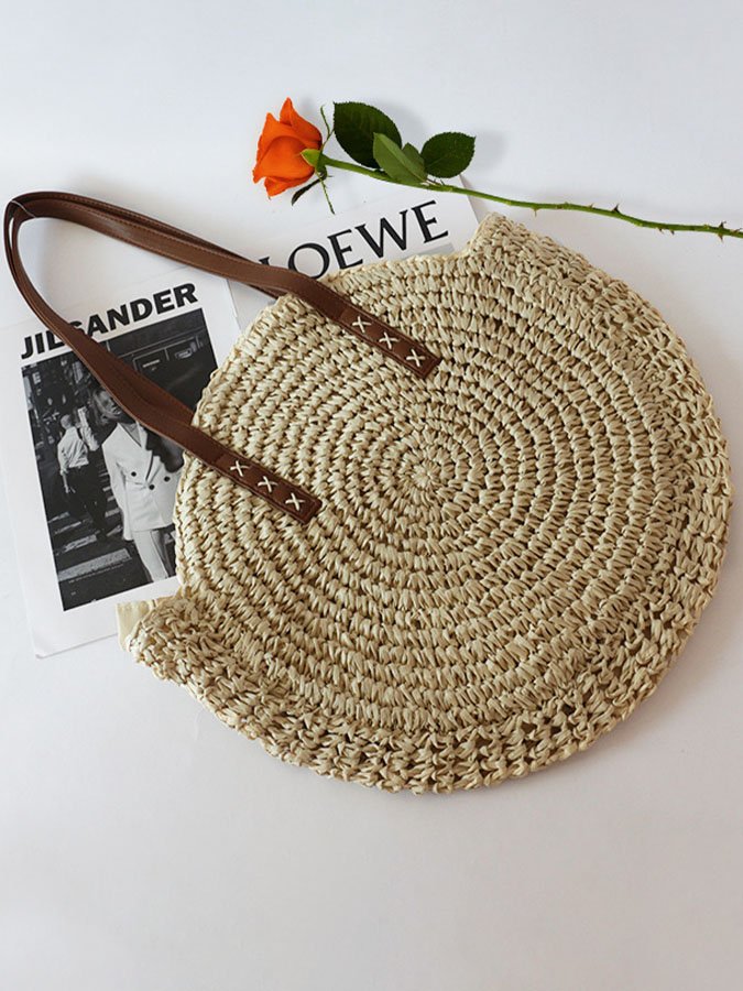 Women's Boho Woven Tote Bag