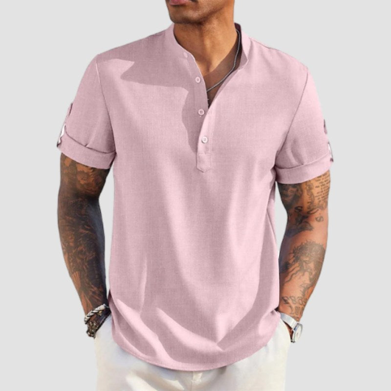 Men's Linen Beach Shirt