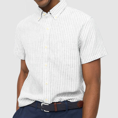 Men's Oxford Cloth Striped Shirt