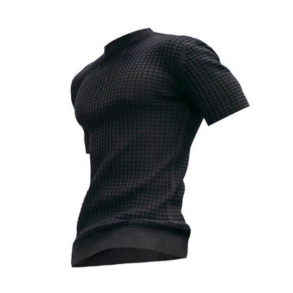 Men's Small Square Lattice T-Shirt