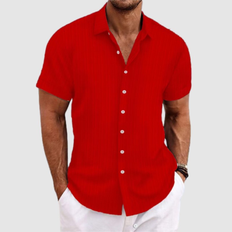 Men's Loose Short-Sleeved Shirt – Smootheal