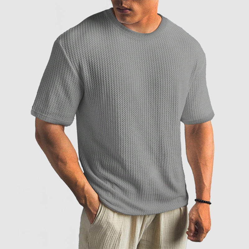 Men's Knit Textured T-Shirt