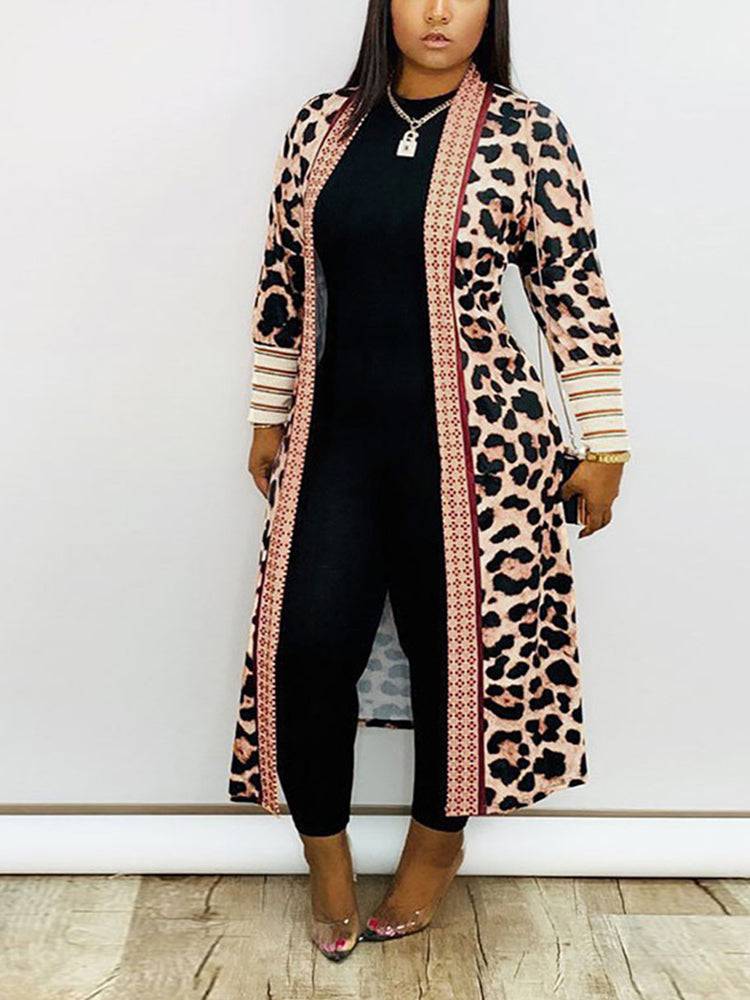 Leopard Print Cardigan