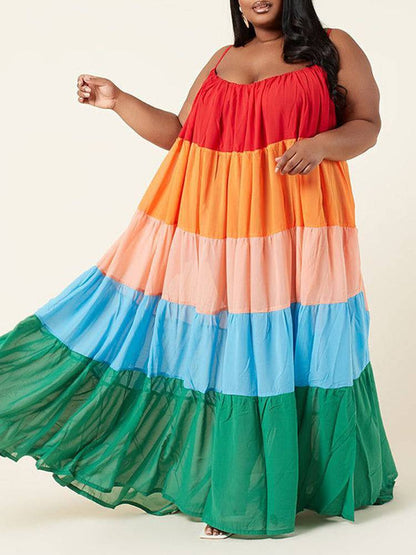 Women's Rainbow Bella Maxi Dress