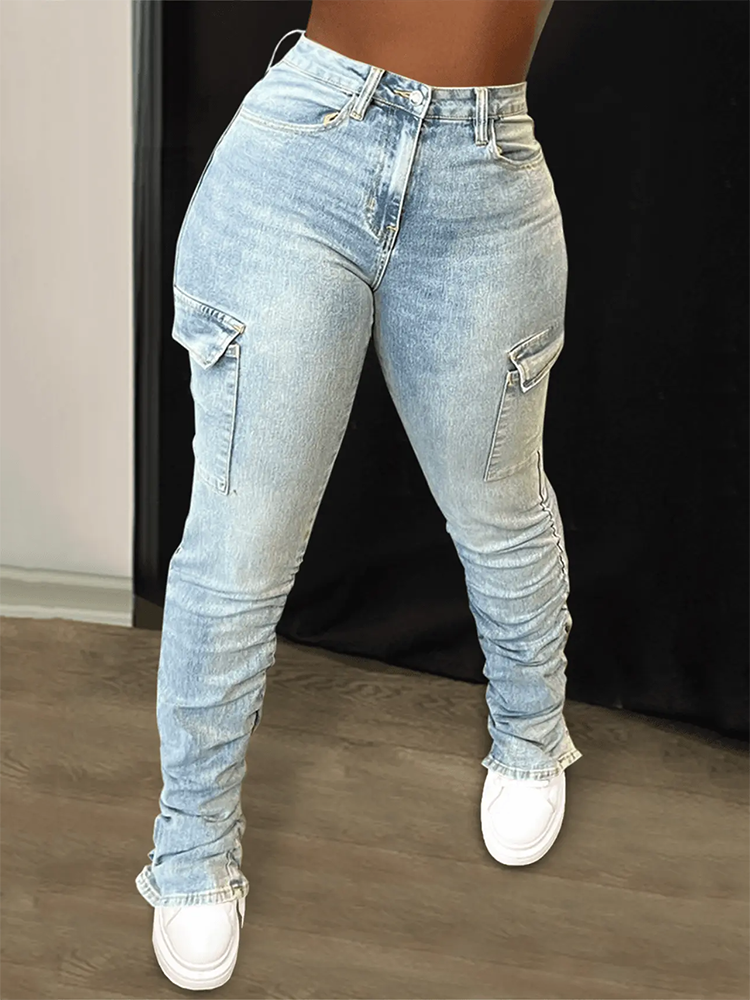 Stacked Pocket Jeans