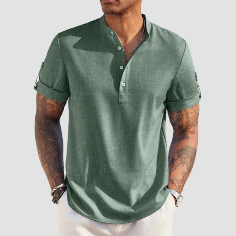 Men's Linen Beach Shirt