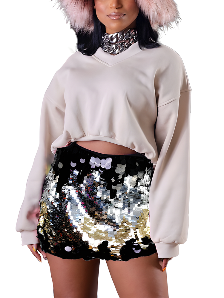 Women's Sequin Party Skirt