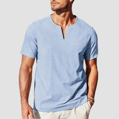 Men's Cotton Short Sleeve Shirt