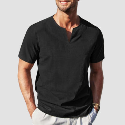 Men's Cotton Short Sleeve Shirt