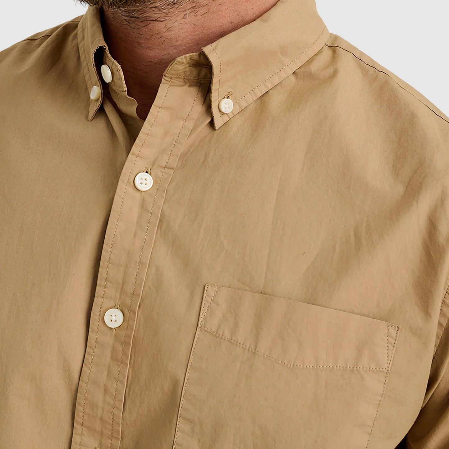 Men's Combed Cotton Anti-wrinkle Shirt