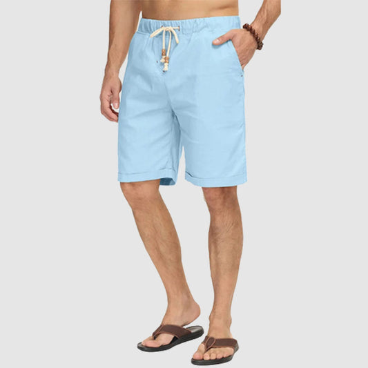 Men's Drawstring Linen Beach Pants