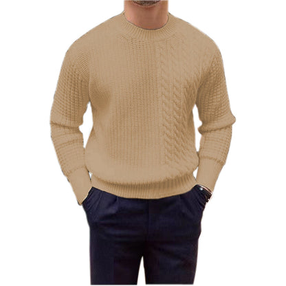 Men's Round Neck Cashmere Sweater