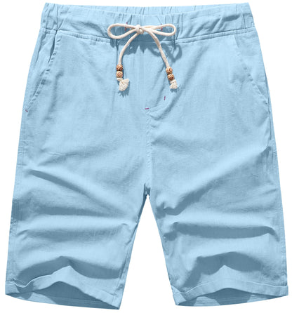 Men's Drawstring Linen Beach Pants