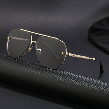 Men's Retro Diamond Cut Sunglasses