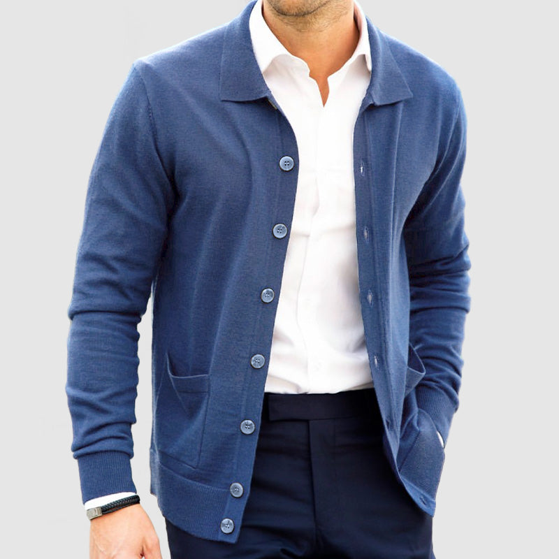 Men's Cashmere Outdoor Knit Cardigan