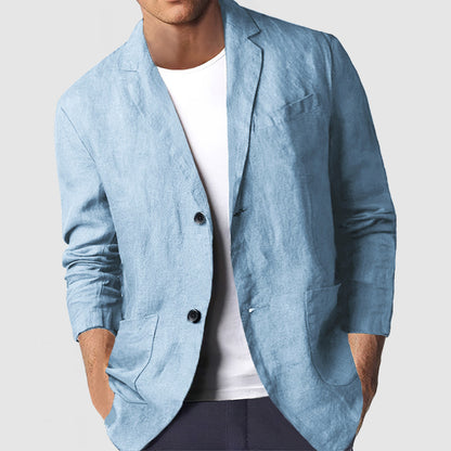 Men's Casual Cotton Blazer