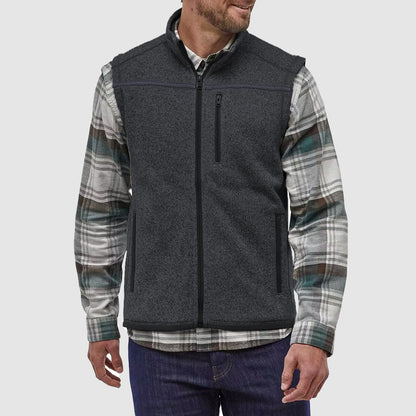 Men's Fleece Windproof Standing Collar Cardigan