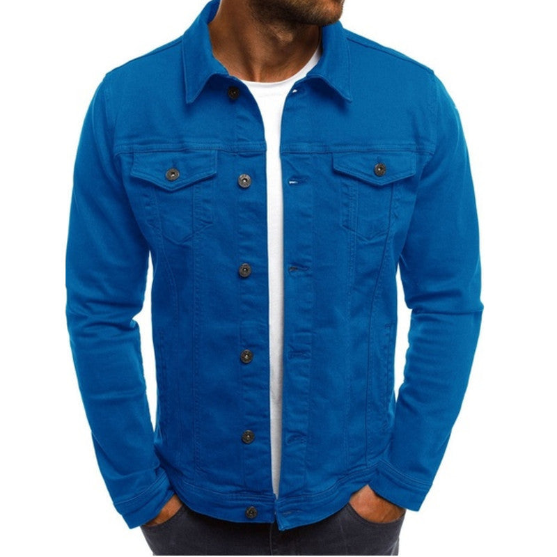 Men's Denim Jacket Casual Coat