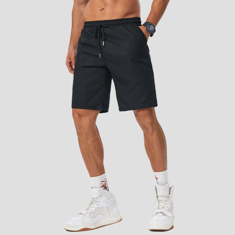 Men's Cotton Linen Casual Shorts