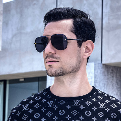 Men's Retro Diamond Cut Sunglasses