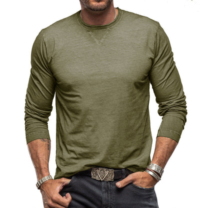Men's Cotton Long Sleeve T-Shirt