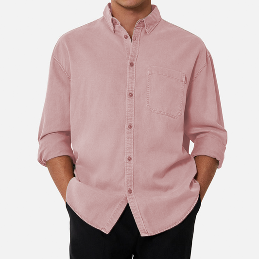 Men's Cotton Long Sleeve Shirt