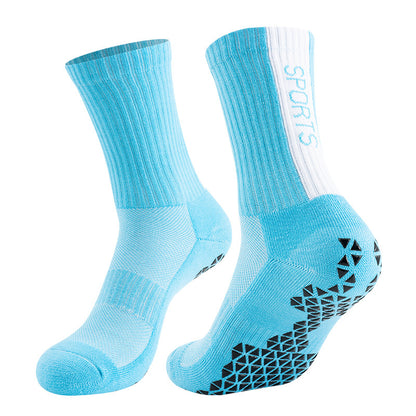 Men's soccer socks center hose dispensing non-slip basketball socks running socks