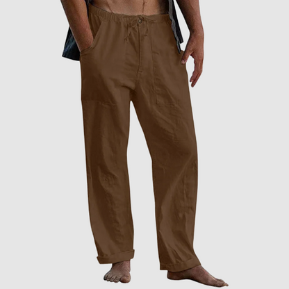 Men's Linen Beach Loose-Fitting Pants