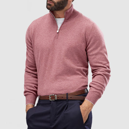 Men's Zipper Cashmere Sweater