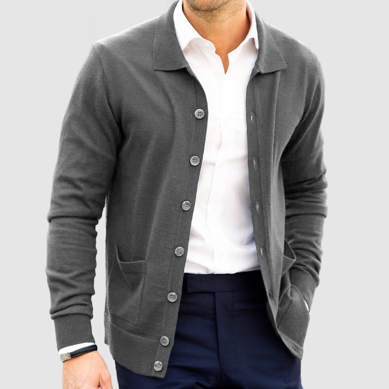 Men's Cashmere Outdoor Knit Cardigan