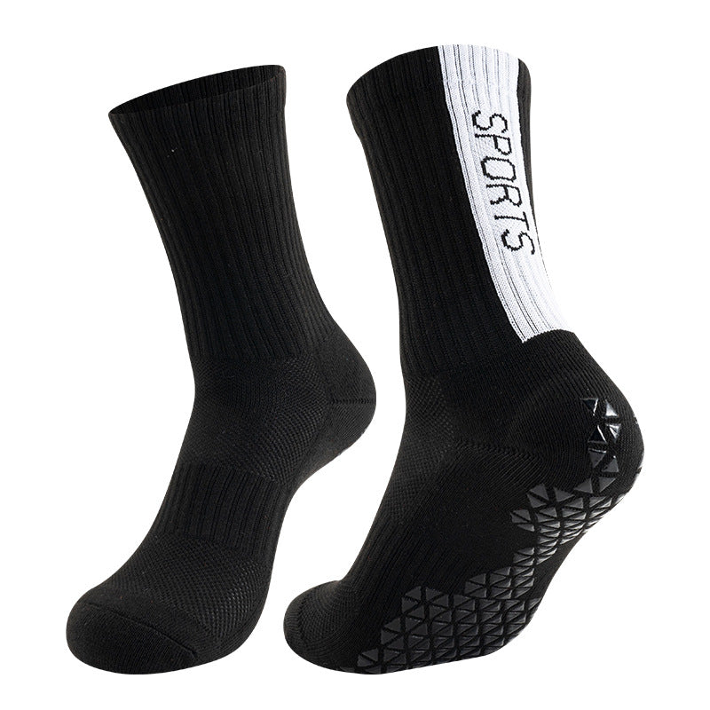 Men's soccer socks center hose dispensing non-slip basketball socks running socks