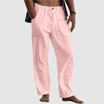 Men's Linen Beach Loose-Fitting Pants