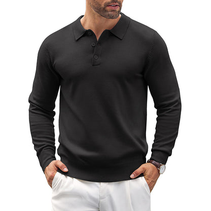 Men's Men's Knit Casual Classic Polo Shirts