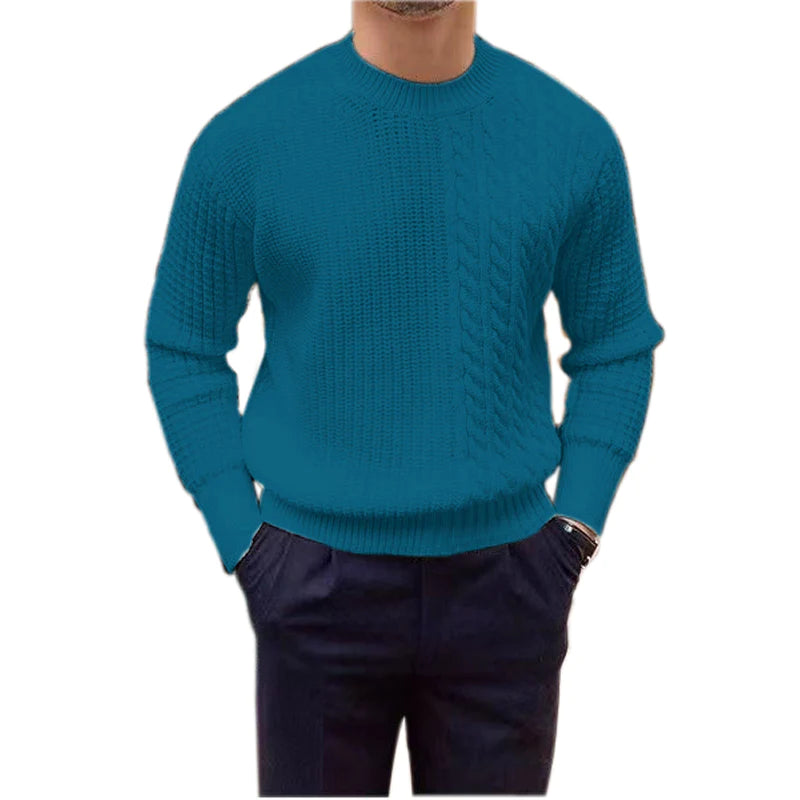 Men's Round Neck Cashmere Sweater