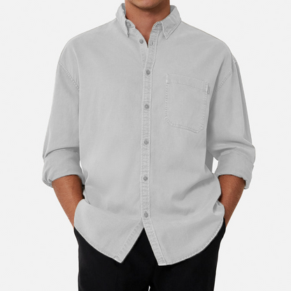 Men's Cotton Long Sleeve Shirt