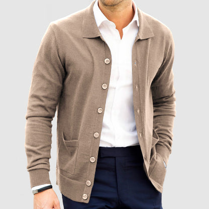 Men's Cashmere Outdoor Knit Cardigan