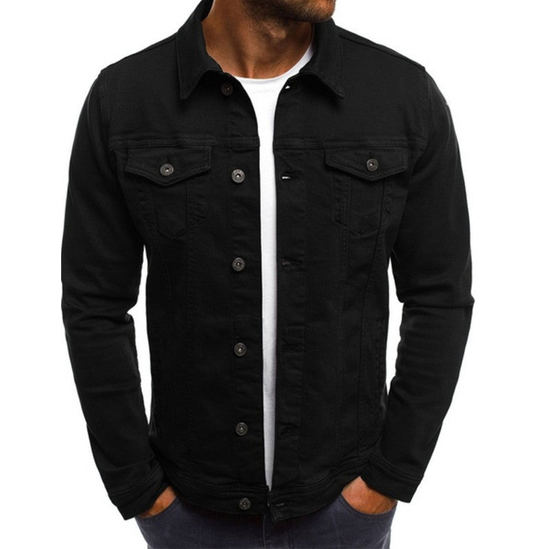 Men's Denim Jacket Casual Coat