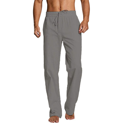 Men's Cotton Linen Sports Pants