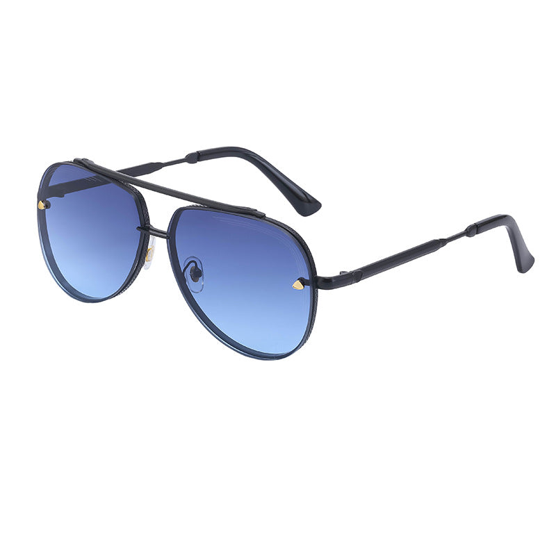 Men's Retro Diamond Cut Sunglasses