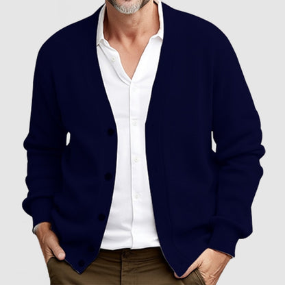 Men's Classic Long Sleeve Knit Cardigan