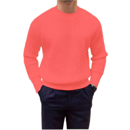 Men's Round Neck Cashmere Sweater