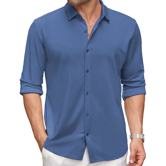 Men's Anti-Wrinkle Button Shirt